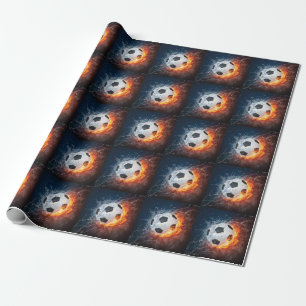 Papier Cadeau Oreiller en forme de ballon de football/football e