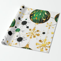 Ornement d'or Joie Noël envelopper