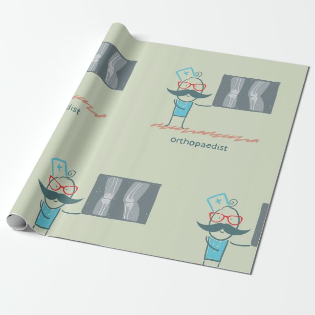 Papier Cadeau Orthopaediste (Déroulé)
