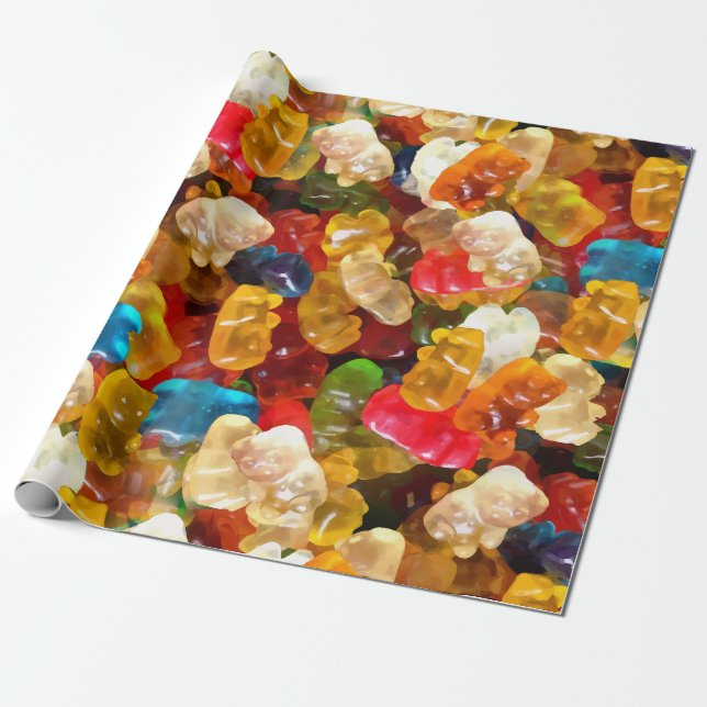 Papier Cadeau ours (Déroulé)