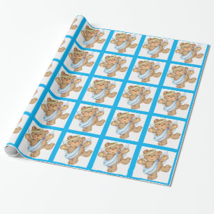 Papier Cadeau Ours d'Ange