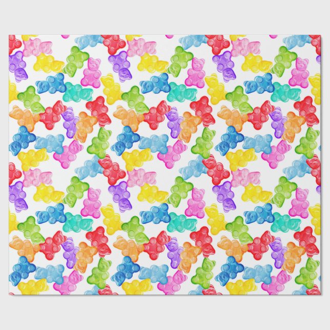 Papier Cadeau Ours de gomme par LAD (Couture)