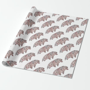 Papier Cadeau Ours de l'eau Tardigrade