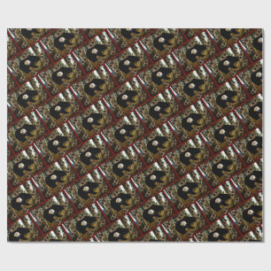 Papier Cadeau Ours noir Aigle sauvage