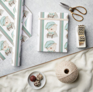 Papier Cadeau Ours Teddy mignonne adorable Whimsy Sweet Baby Ani