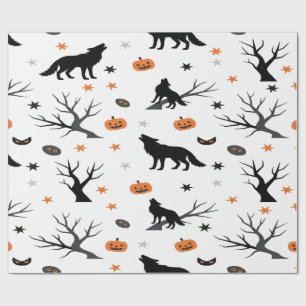 Papier Cadeau Pack Loup déplaisant mou Halloween