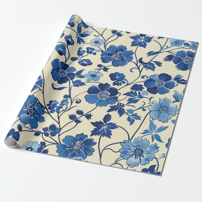 Papier Cadeau Pacock (Déroulé)
