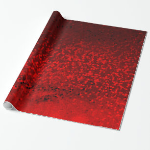 Papier Cadeau Paillete rouge