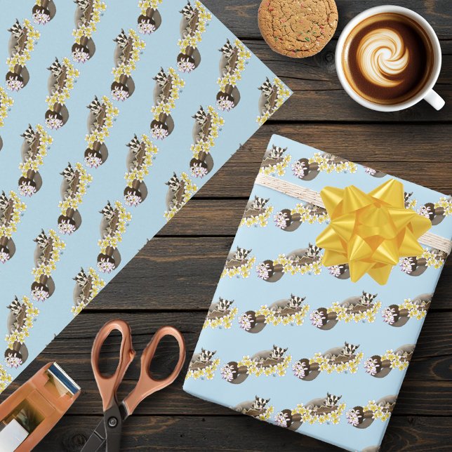 Papier Cadeau Paillettes de sucre Cute Floral (Créateur téléchargé)