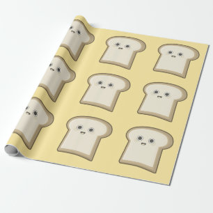 Papier Cadeau Pain de Kawaii