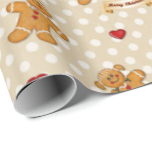 Papier Cadeau Pain d'épices garçon et fille 2