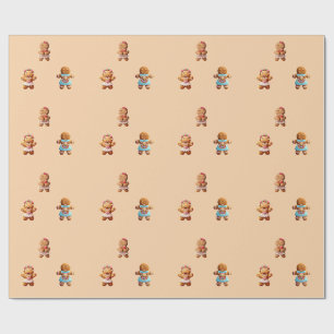 Papier Cadeau Pain d'épices Maman mignonne
