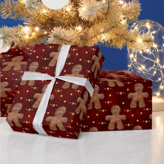 Papier Cadeau Pain d'épices Noël (Créateur téléchargé)