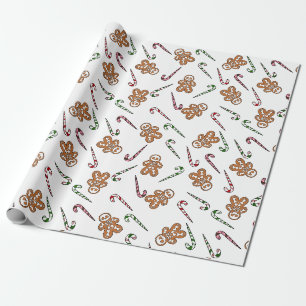 Papier Cadeau Pain d'épices Squelette Homme