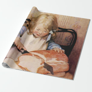 Papier Cadeau Pain frais par Jessie Willcox Smith