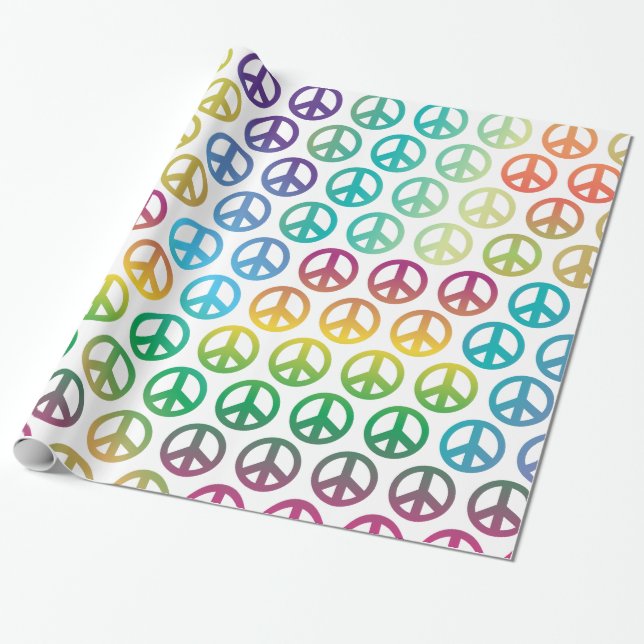 Papier Cadeau Paix mondiale (Déroulé)