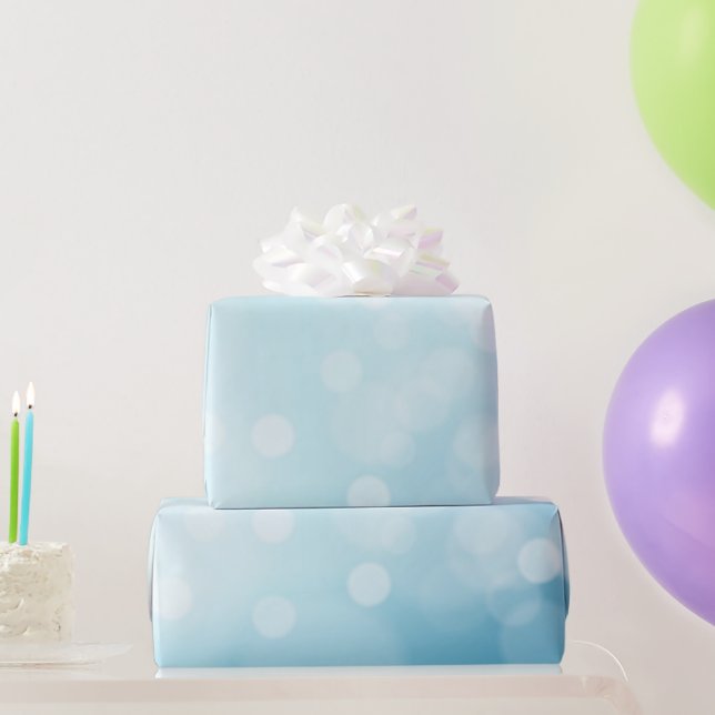 Papier Cadeau Pale Blue Christmas  (Cadeaux de fête)