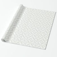 Pale Gray Geometric Deco Cube Pattern