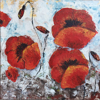 Papier Cadeau Palmier costal orange de scène de bateau à voile