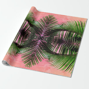 Papier Cadeau Palmiers royaux d'Hawaï