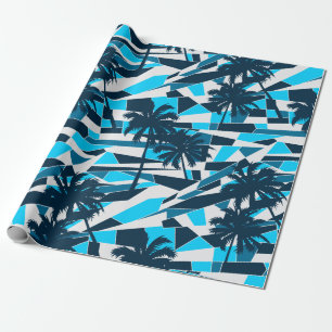 Papier Cadeau palmiers surfs Abstraits