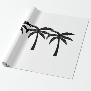 Papier Cadeau Palmiers tropicaux