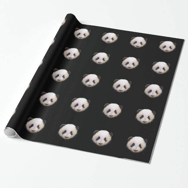 Papier Cadeau Panda (Déroulé)