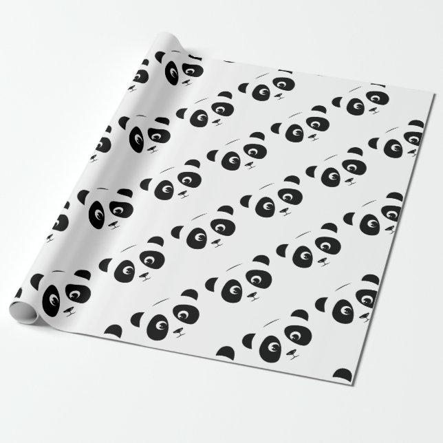 PAPIER CADEAU PANDA (Déroulé)