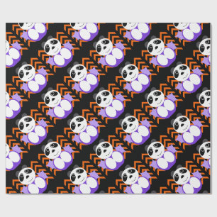 Papier Cadeau Panda chinois halloween