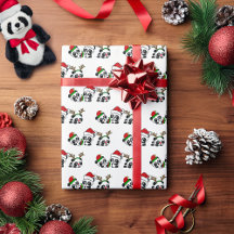 Pandas de Noël