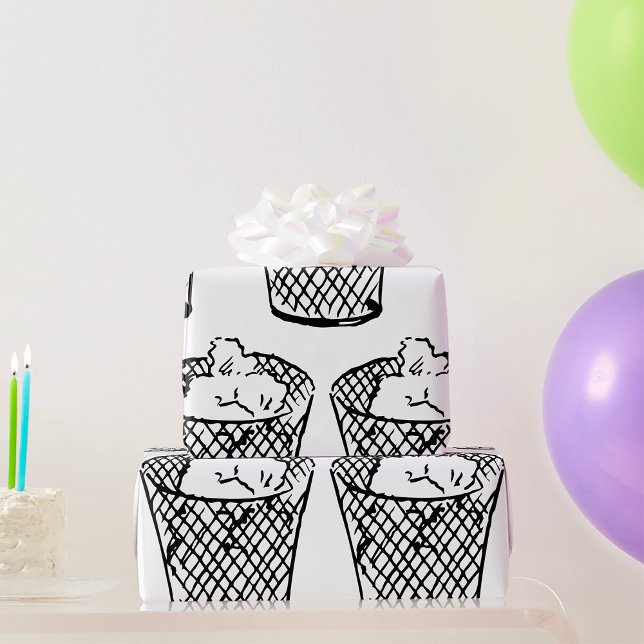 Papier Cadeau Panier de déchets (Créateur téléchargé)
