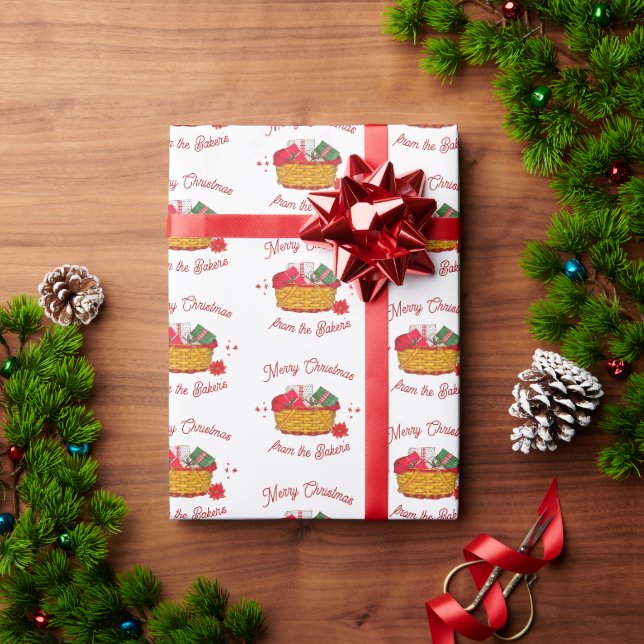 Papier Cadeau Panier de vacances personnalisé (Cadeau de vacances)