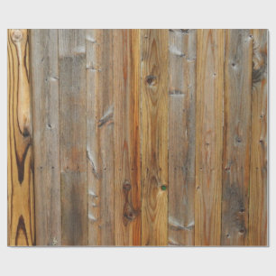 Papier Cadeau Panneau de bois, Clôture, Bois-de-Barre rustique