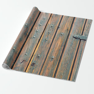 Papier Cadeau panneau en bois Brown