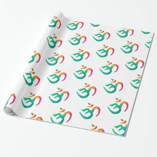 Papier Cadeau Panneau OM coloré