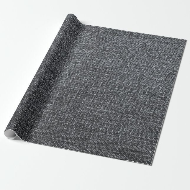 Papier Cadeau Pantalon bleu texture de tissu denim (Déroulé)
