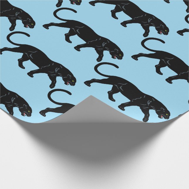Papier Cadeau panthère noir (Coin)