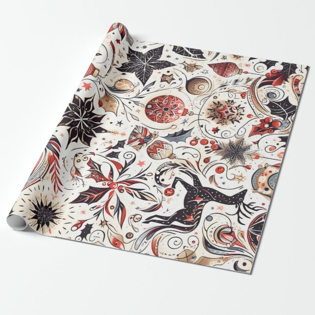 Papier Cadeau papel de presente (Déroulé)