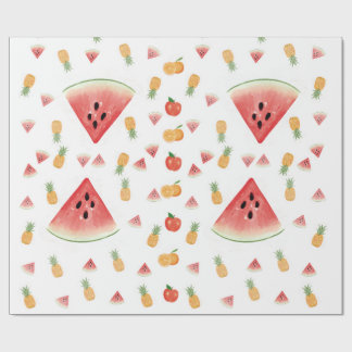 Papier Cadeau "Papel de Regalo 'Dulce Verano' – sandia  
