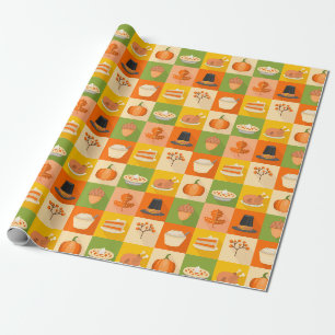 Papier Cadeau Paper de Thanksgiving