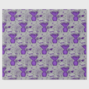 Papier Cadeau PAPIER À CADEAU gris-violet 2020