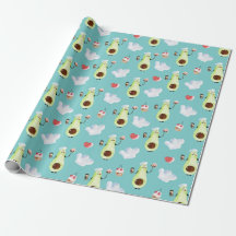 Papier à enveloppement Avocado