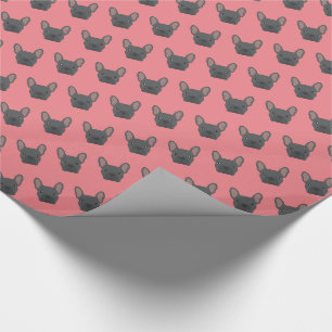 Papier Cadeau Papier à enveloppement bleu-français