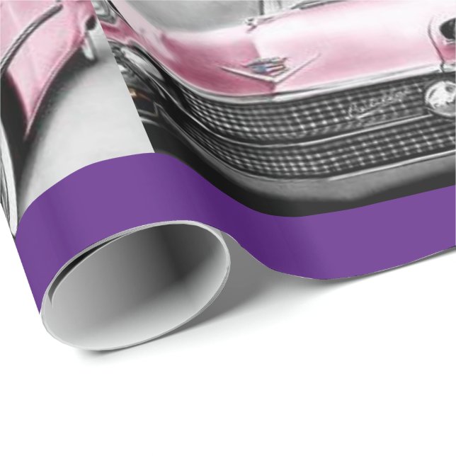 Papier Cadeau Papier à enveloppement brillant Paris France (Coin rond)