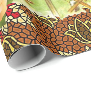 Papier Cadeau Papier à enveloppement brillant Victorian