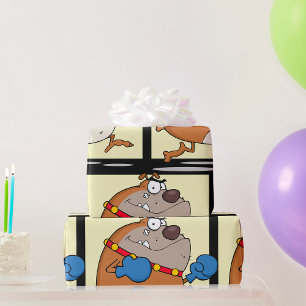 Papier Cadeau Papier à enveloppement Bulldog