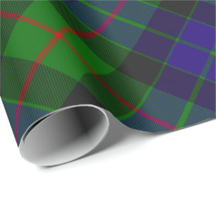 Papier Cadeau Papier à enveloppement Clan Gunn Tartan
