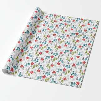 Papier Cadeau Papier à enveloppement de chaussettes de Noël