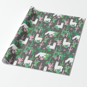 Papier Cadeau Papier à enveloppement de lamas