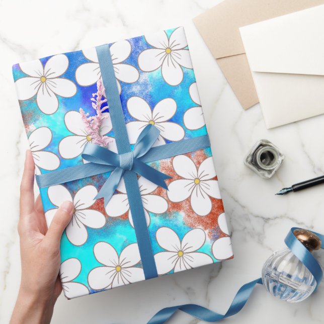 Papier Cadeau Papier à enveloppement d'énergie à fleur (Cadeaux)